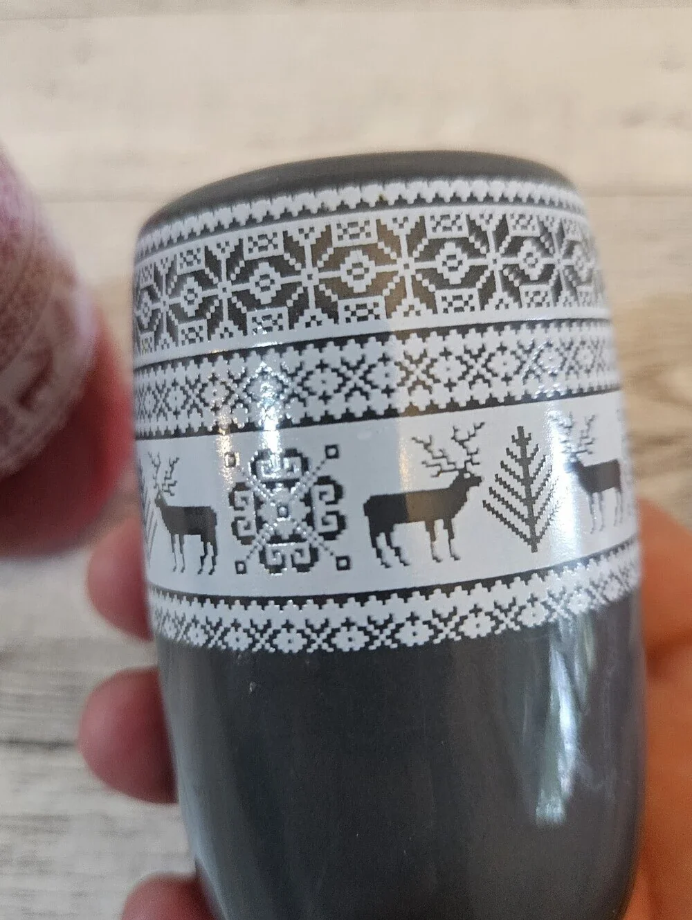 Salt And Pepper Shakers Set Christmas Sweater Print Holiday